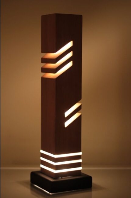 wooden table lamp l115